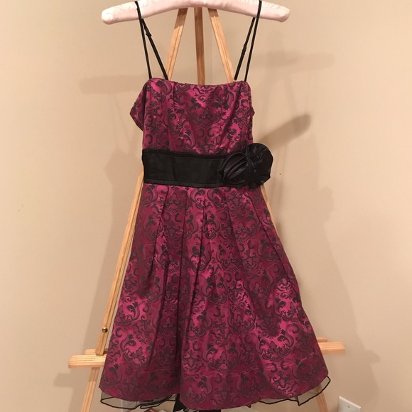 VINTAGE Y2k goth jacquard dress - Picture 1 of 4